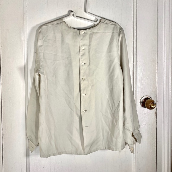 Vintage Celery Green Blouse - Picture 5 of 6